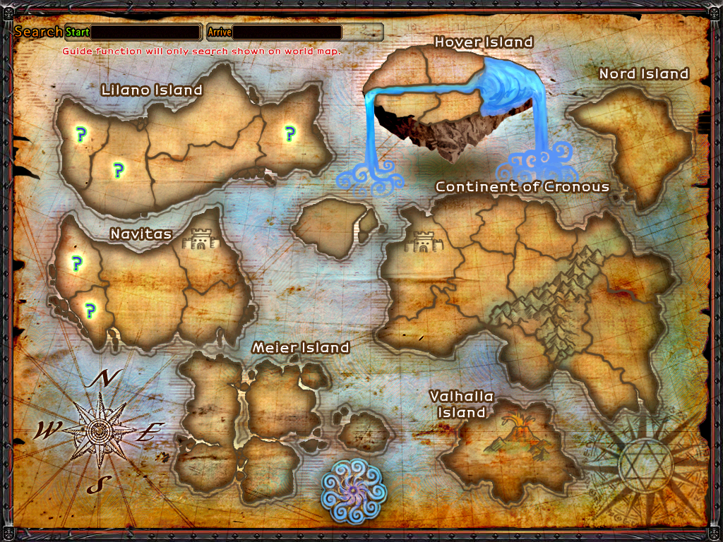 Packaged Cronous world map